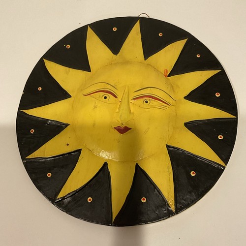 Hand painted sun moon stars - sun,